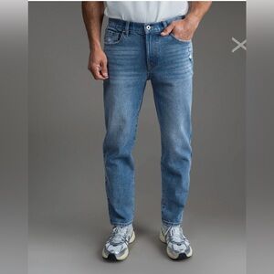 SENE  True Men Jeans Straight Leg Japanese Denim Manhattan Blue Wash 32 X 28 NEW